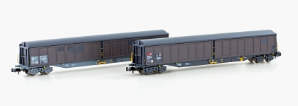 Hobbytrain H23440 - N - 2-tlg. Schiebewandwagen-Set Habils, SBB, Ep. V-VI - gealtert